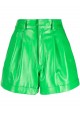HIGH-WAISTED LEATHER SHORTS