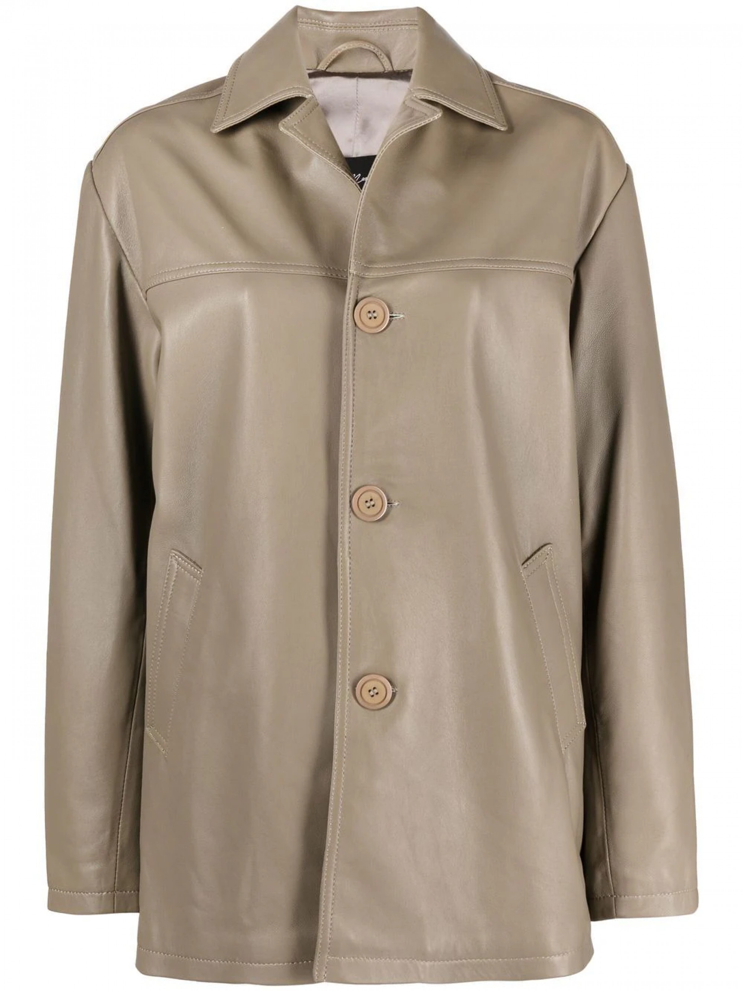 Jackets : BRITT LEATHER JACKET (JACKETS) by www.manokhi.com