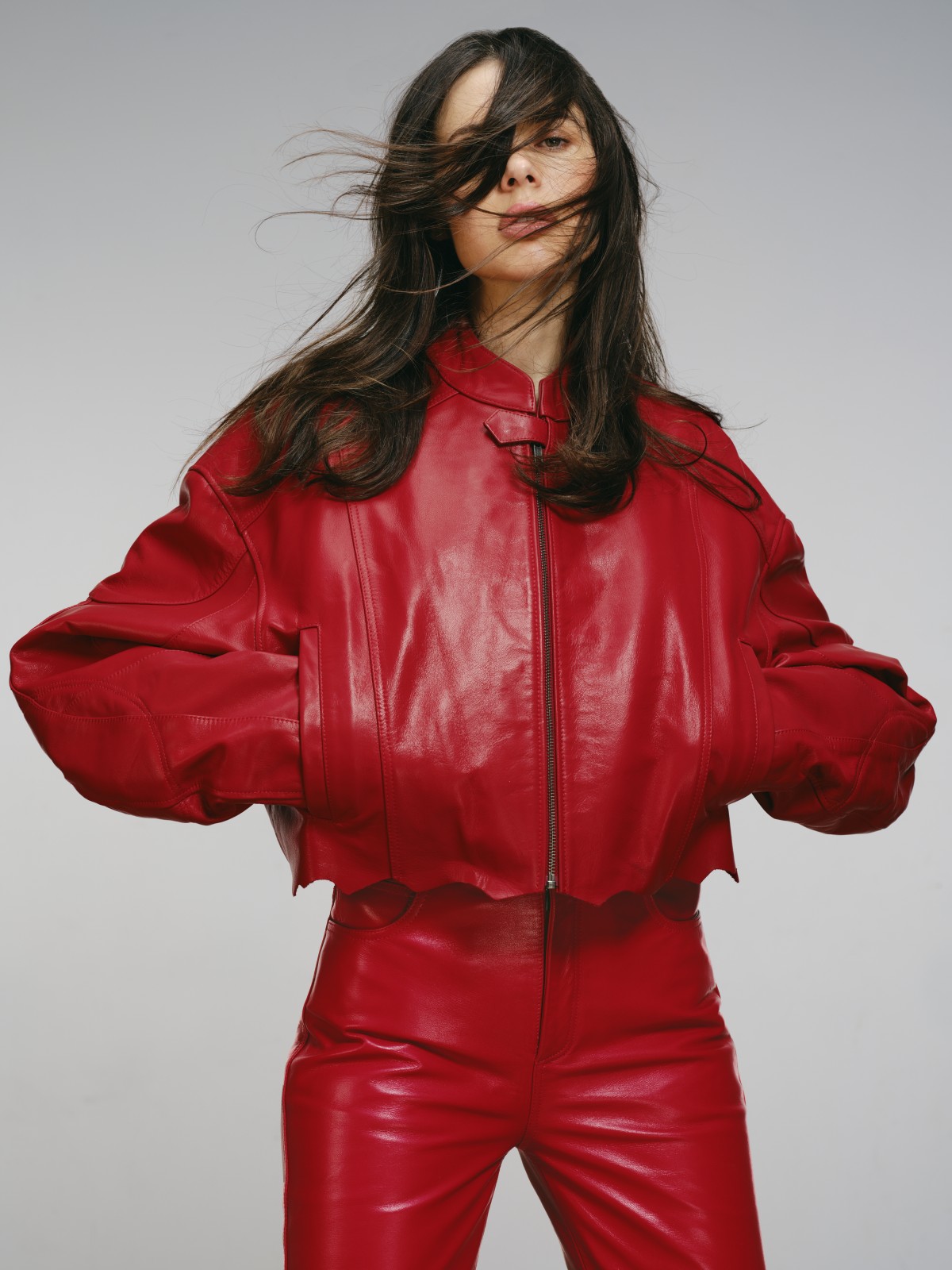 CROP MOTO JACKET