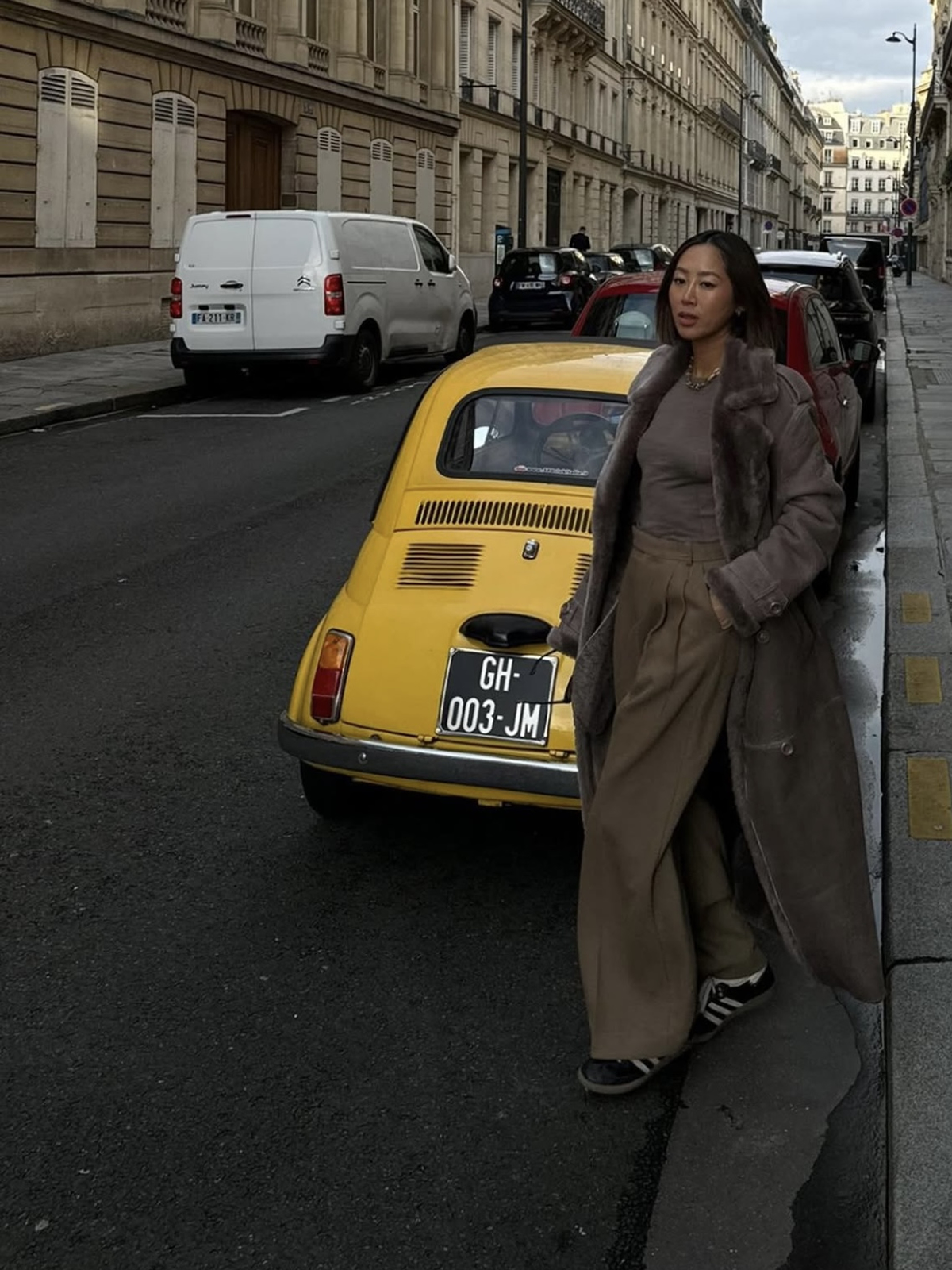 IVANA SHEARLING COAT