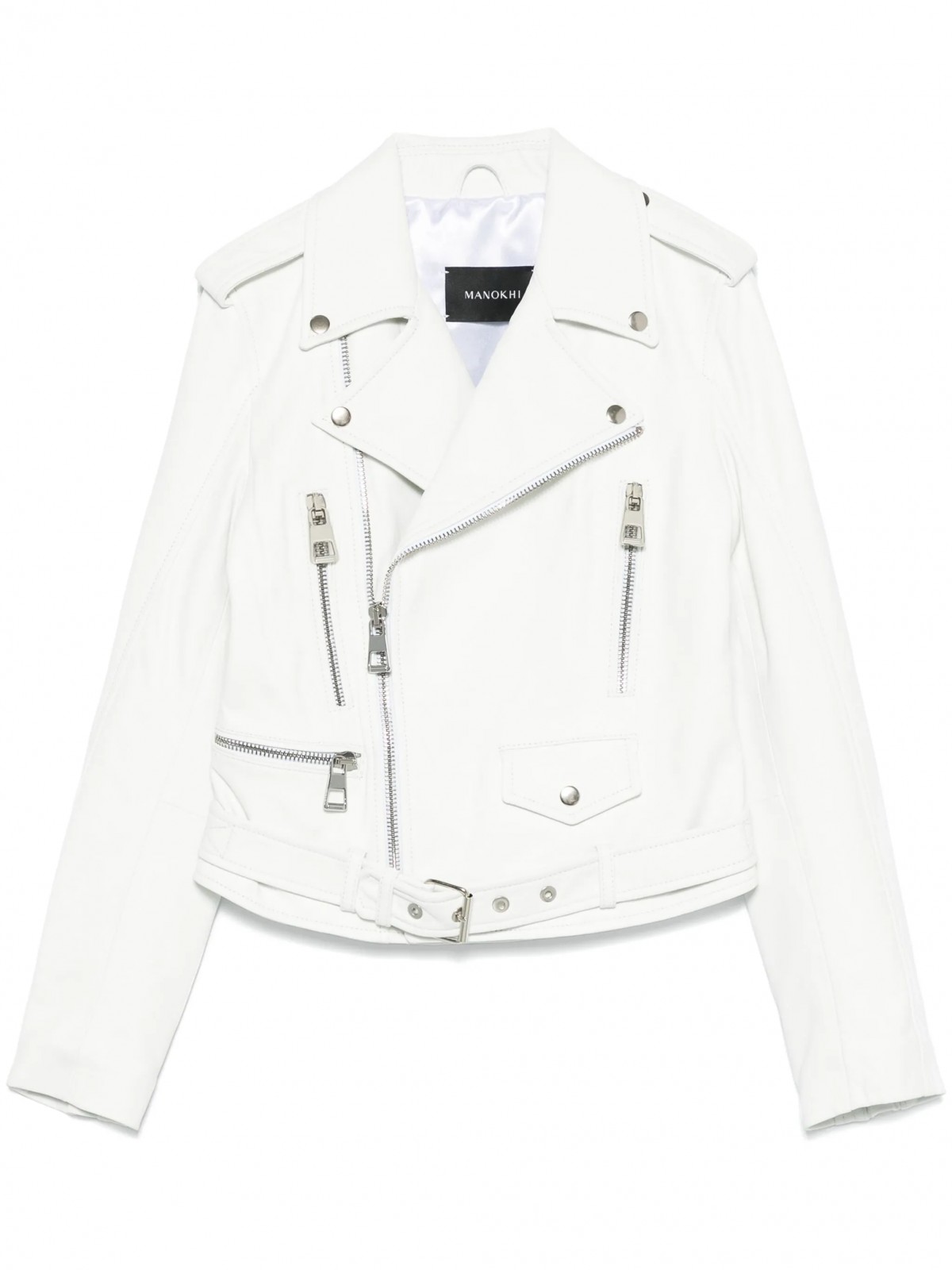 LEATHER BIKER JACKET