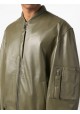 Savona leather bomber jacket