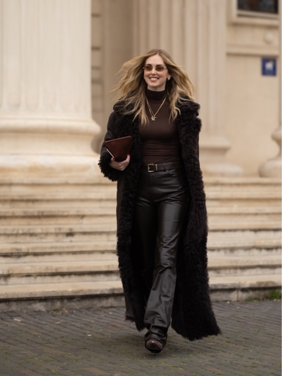 IVANA SHEARLING COAT