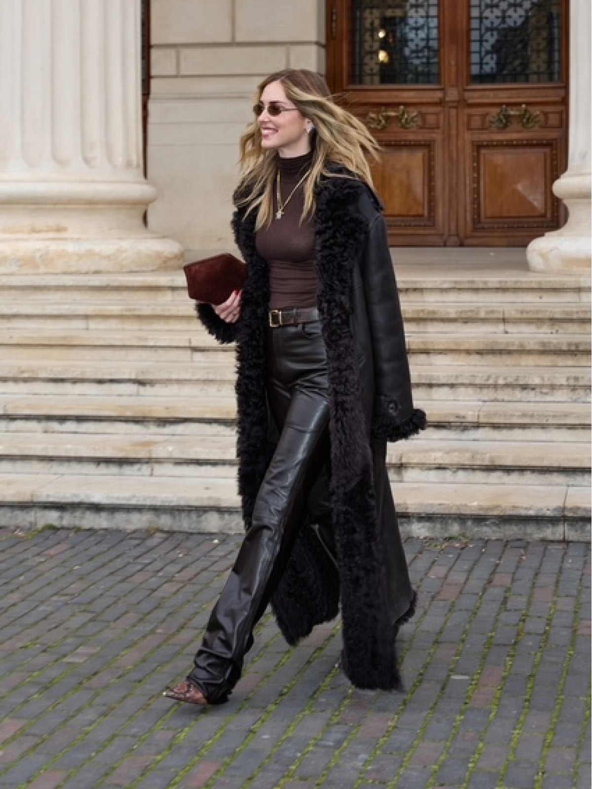 IVANA SHEARLING COAT