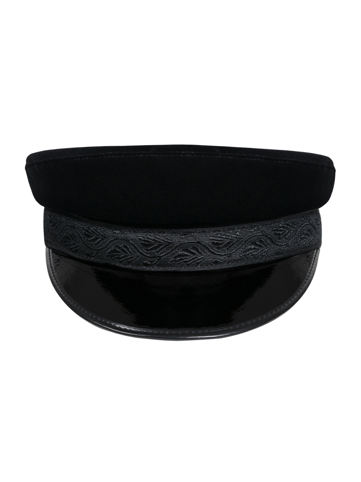 black fisherman cap