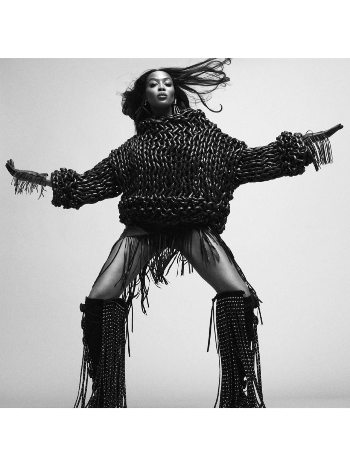 SHORT FRINGED GLOVES