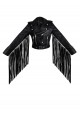 FRINGE CROPPED MOTO