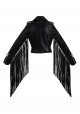 FRINGE CROPPED MOTO