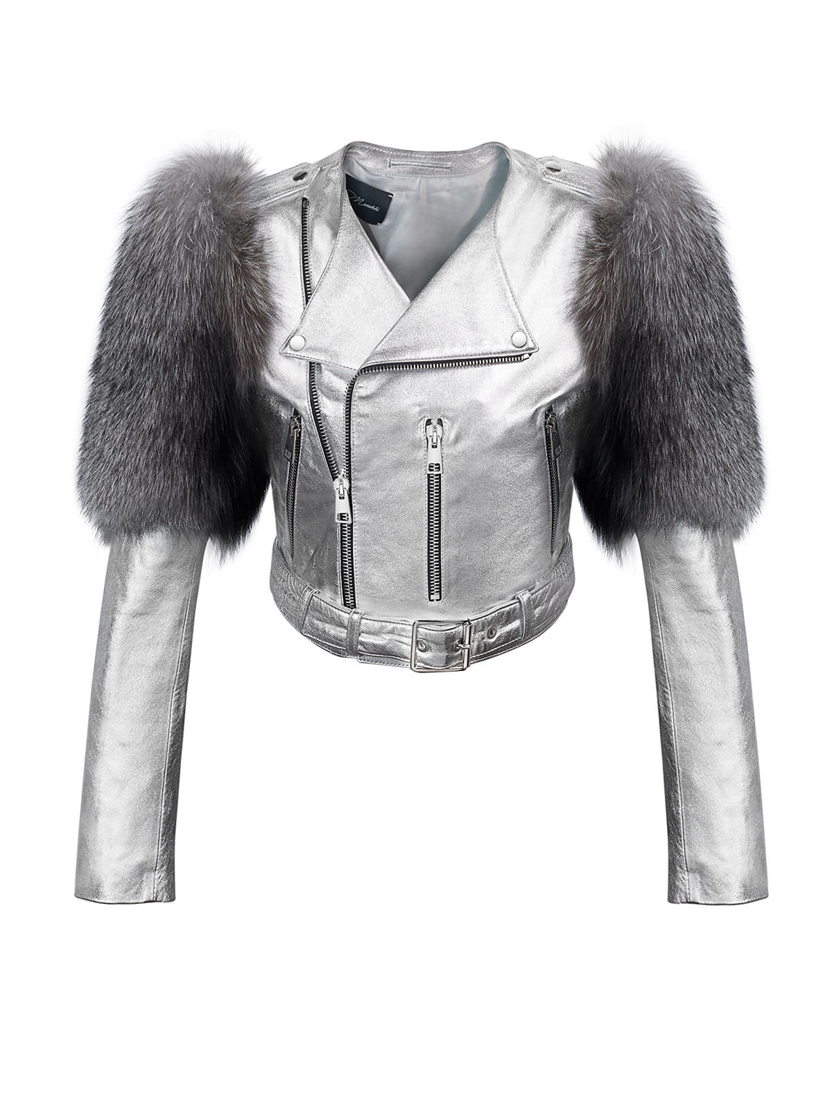 FOX FUR BIKER JACKET
