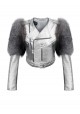 FOX FUR BIKER JACKET